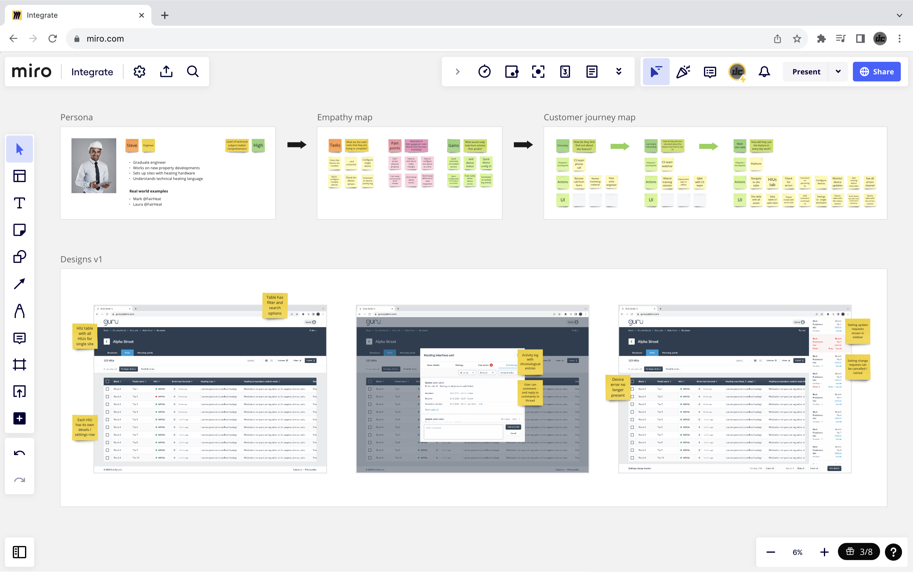 Research and design board